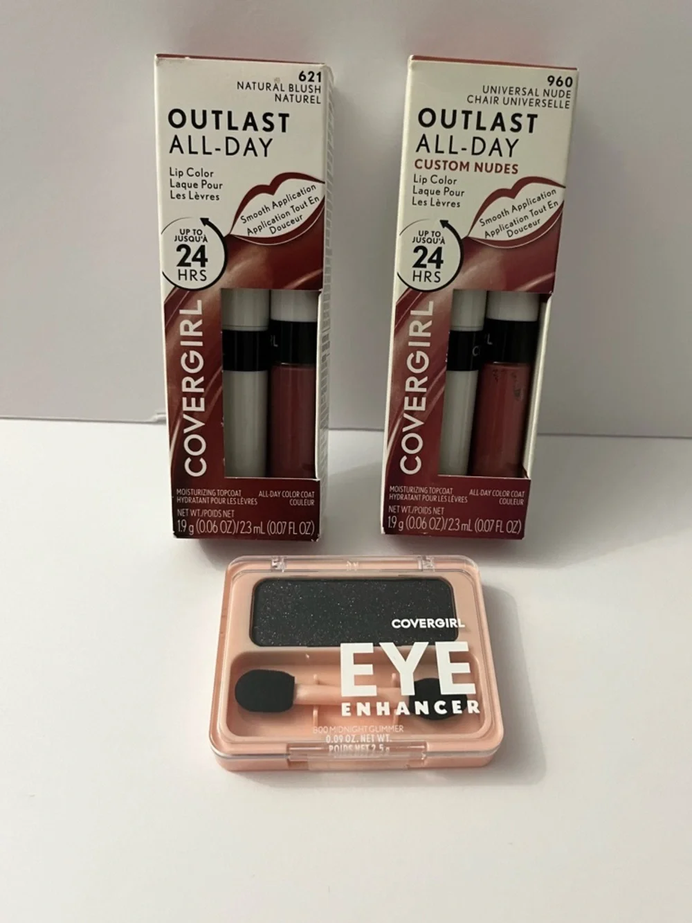 CoverGirl Makeup Bundle Outlast Lip + Eye Enhancer NEW
